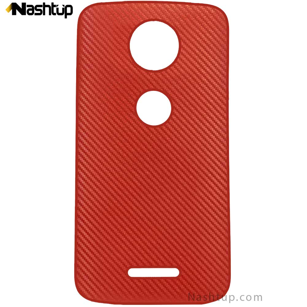 قاب ژله ای راه راه رنگ قرمز گوشی Motorola Moto C Plus